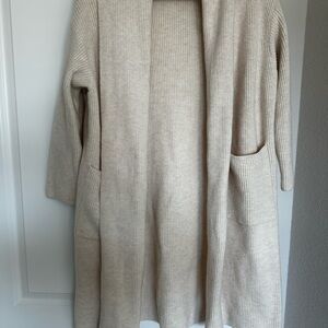 Banana Republic Cream Knit Cardigan